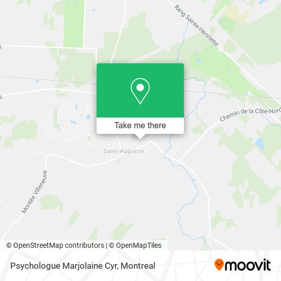 Psychologue Marjolaine Cyr map