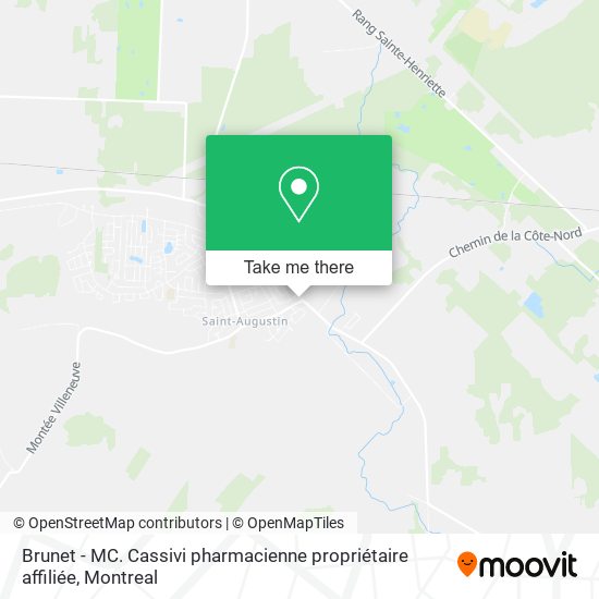 Brunet - MC. Cassivi pharmacienne propriétaire affiliée map