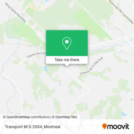 Transport M G 2004 map