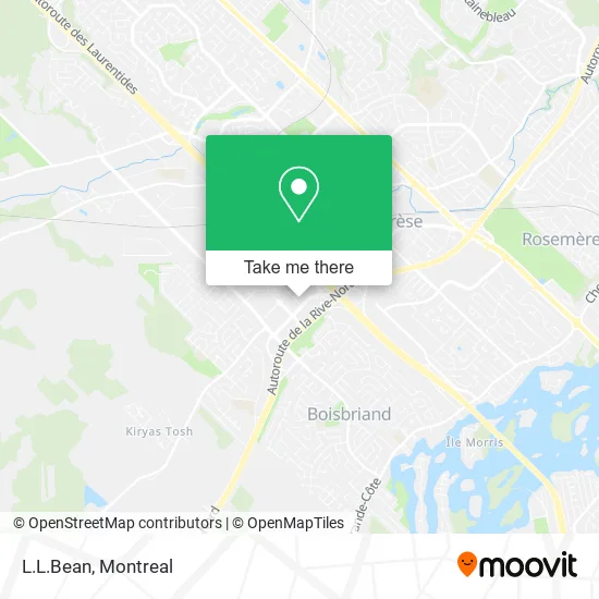 L.L.Bean map
