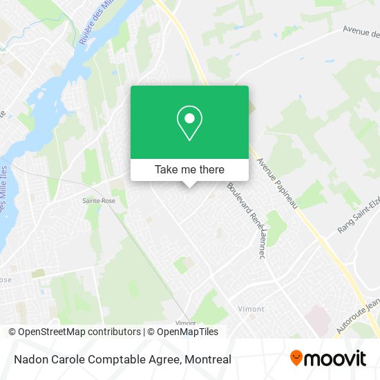 Nadon Carole Comptable Agree map