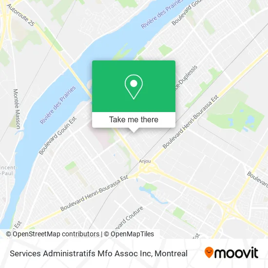 Services Administratifs Mfo Assoc Inc map