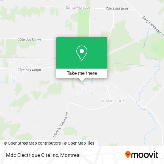 Mdc Electrique Cité Inc map