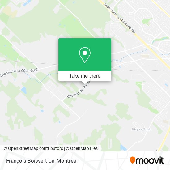 François Boisvert Ca map