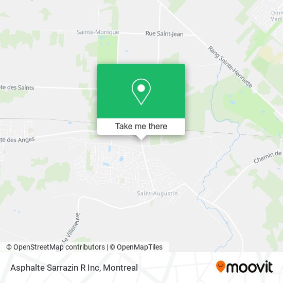 Asphalte Sarrazin R Inc map