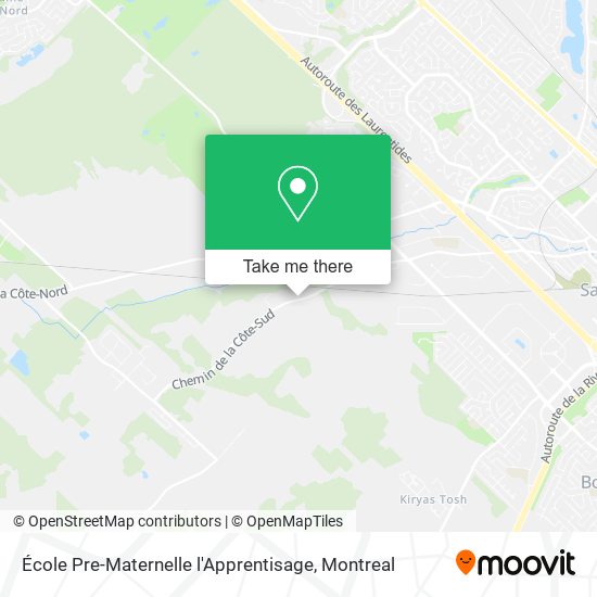 École Pre-Maternelle l'Apprentisage map