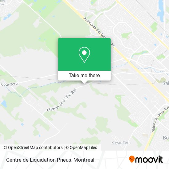 Centre de Liquidation Pneus map