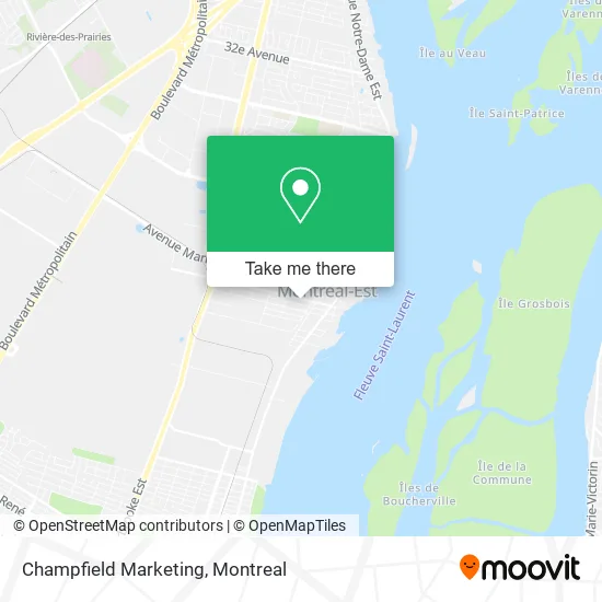 Champfield Marketing map