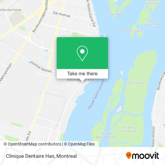Clinique Dentaire Han map