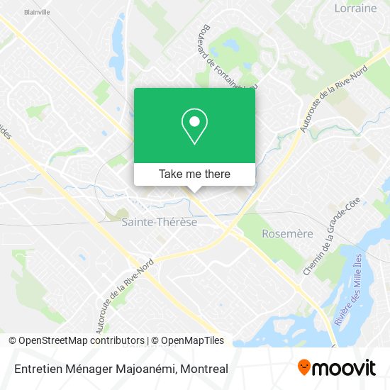 Entretien Ménager Majoanémi map