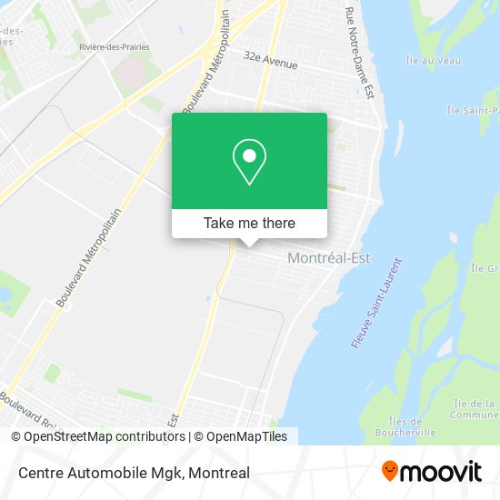 Centre Automobile Mgk map