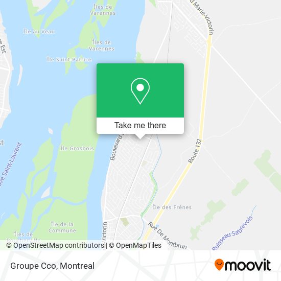 Groupe Cco map