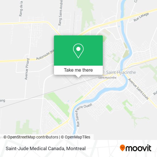 Saint-Jude Medical Canada map