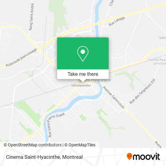 Cinema Saint-Hyacinthe map