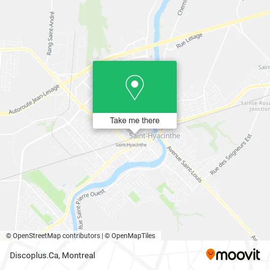 Discoplus.Ca map