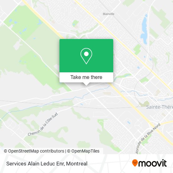 Services Alain Leduc Enr map