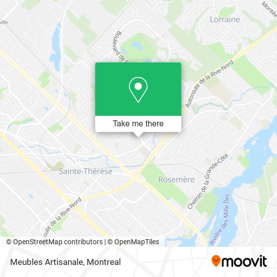 Meubles Artisanale map