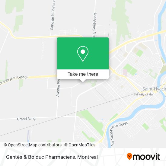 Gentès & Bolduc Pharmaciens map