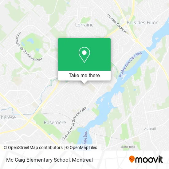 Mc Caig Elementary School map
