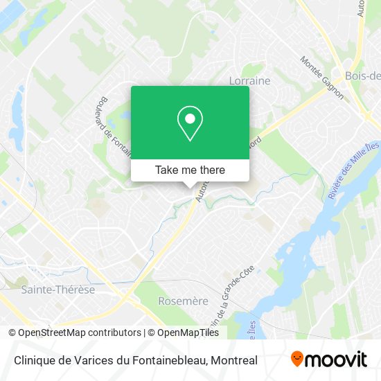 Clinique de Varices du Fontainebleau map