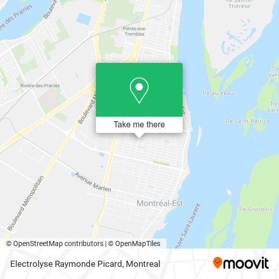 Electrolyse Raymonde Picard map