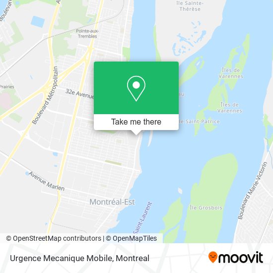 Urgence Mecanique Mobile map