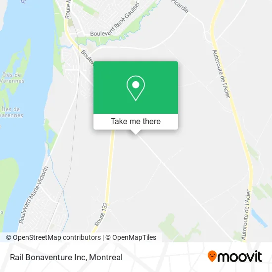 Rail Bonaventure Inc map