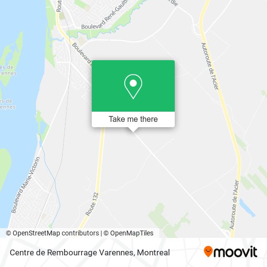 Centre de Rembourrage Varennes map