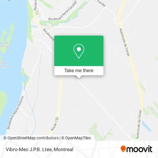 Vibro-Mec J.P.B. Ltée map