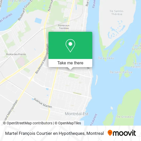 Martel François Courtier en Hypotheques map