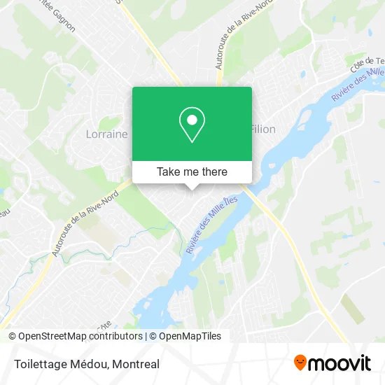 Toilettage Médou map
