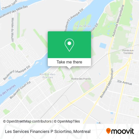 Les Services Financiers P Sciortino map