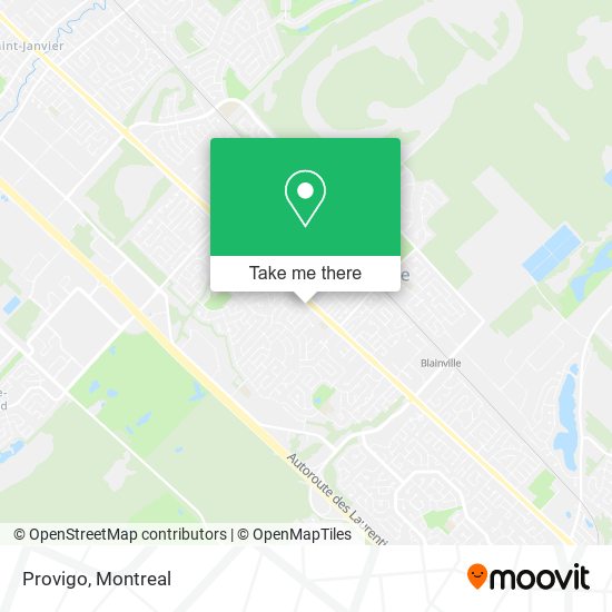 Provigo map