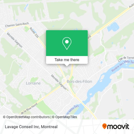 Lavage Conseil Inc map