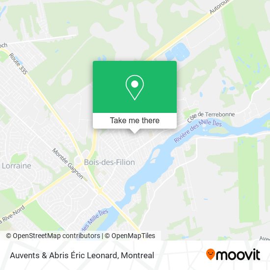 Auvents & Abris Éric Leonard map