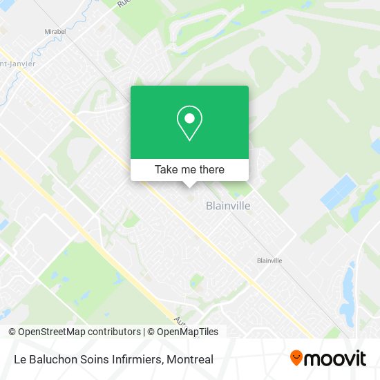 Le Baluchon Soins Infirmiers map