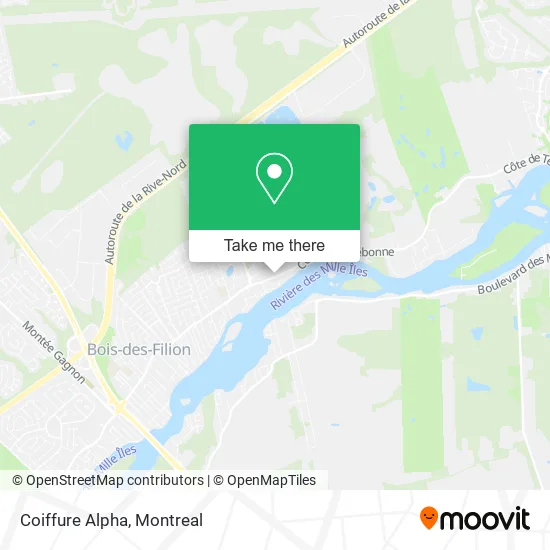 Coiffure Alpha map