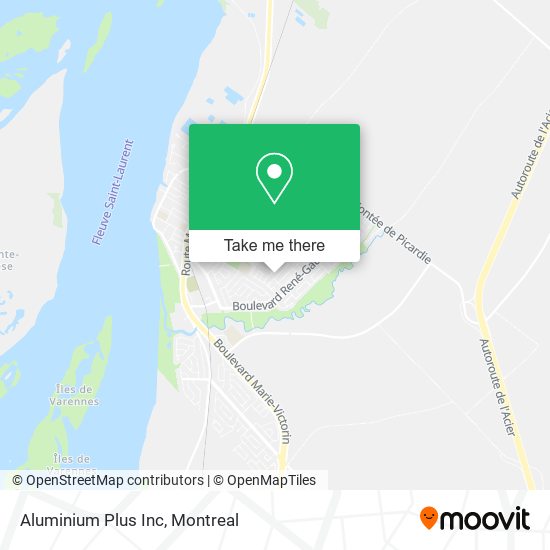 Aluminium Plus Inc map