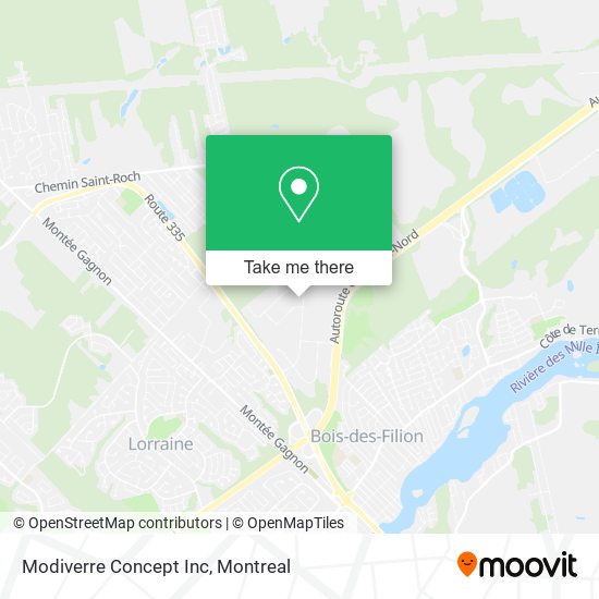 Modiverre Concept Inc map