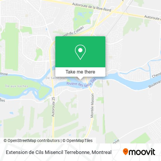 Extension de Cils Misencil Terrebonne map