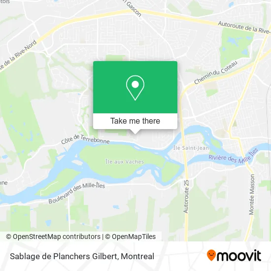 Sablage de Planchers Gilbert map