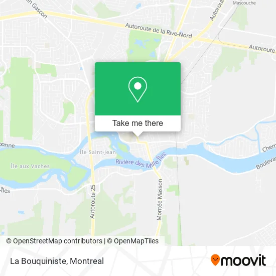 La Bouquiniste map