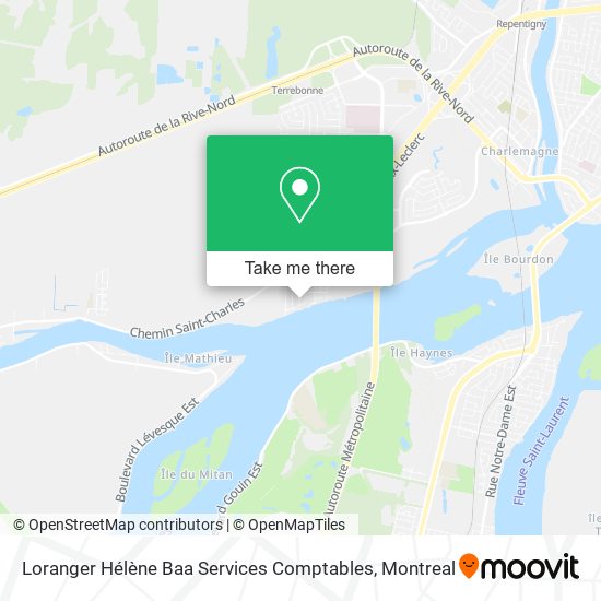 Loranger Hélène Baa Services Comptables map