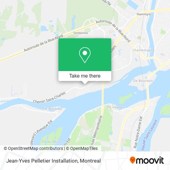 Jean-Yves Pelletier Installation map