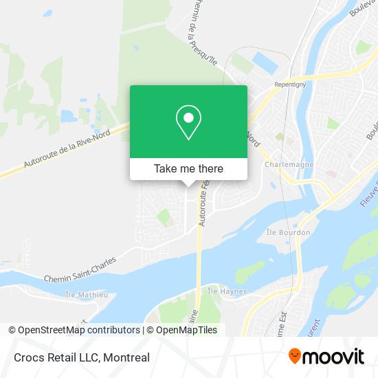 Crocs Retail LLC map