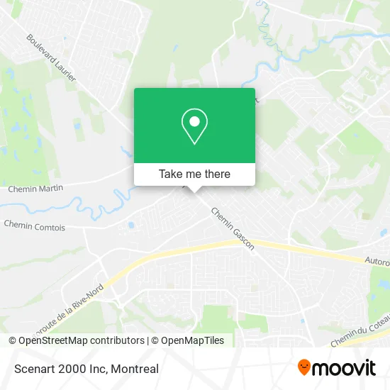 Scenart 2000 Inc map