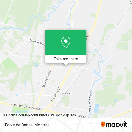 École de Danse map