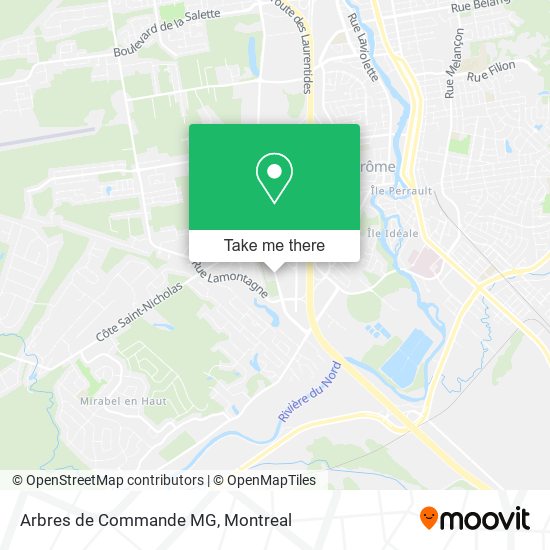 Arbres de Commande MG map