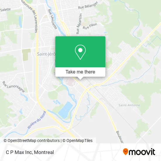 C P Max Inc map
