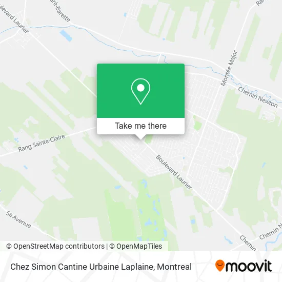 Chez Simon Cantine Urbaine Laplaine map